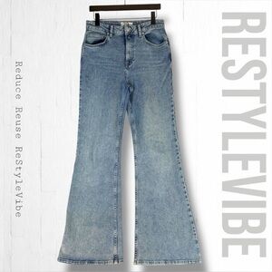 WE THE FREE PEOPLE Women’s Size 29 Denim Jeans High Rise Flare Stretch